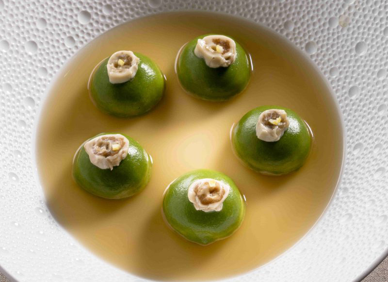 Gnocchi di patate farciti di cassoeula e ostriche