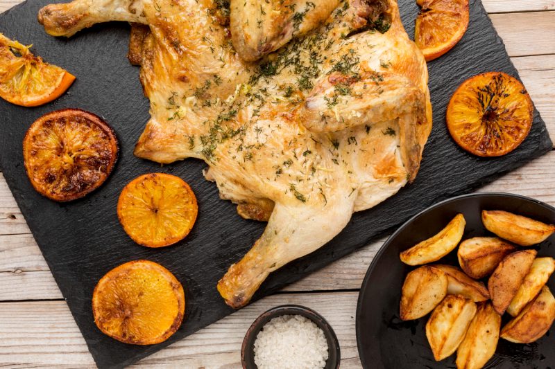 Pollo arrosto in friggitrice ad aria grande: ricetta facile