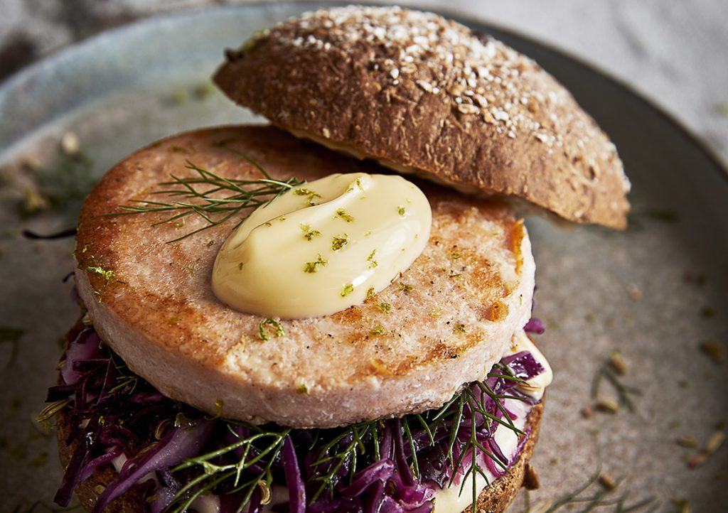MOWI Burger di salmone norvegese naturale surgelato 100g