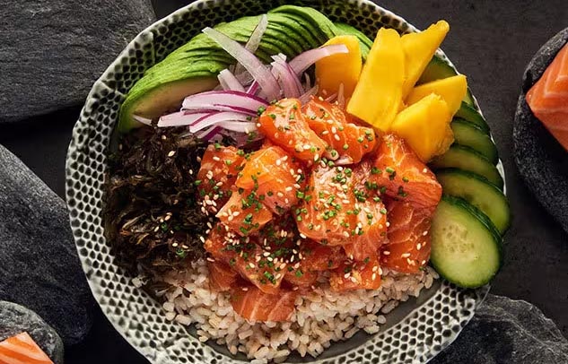 Pokè di salmone