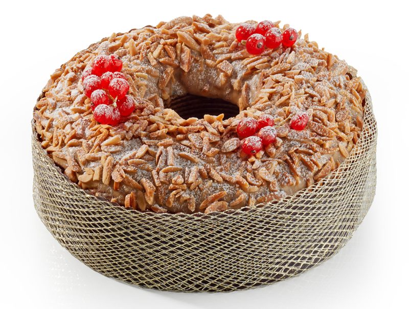 Panettone cioccolato, pere e cannella