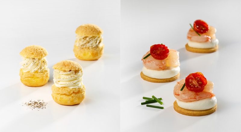 Aperitivo di Natale, eleganza d’autore: le creazioni salate di Debora Vena per Elle & Vire Professionnel®