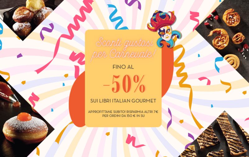 Non è uno scherzo di Carnevale: su Italian Gourmet sconti fino al 50%!