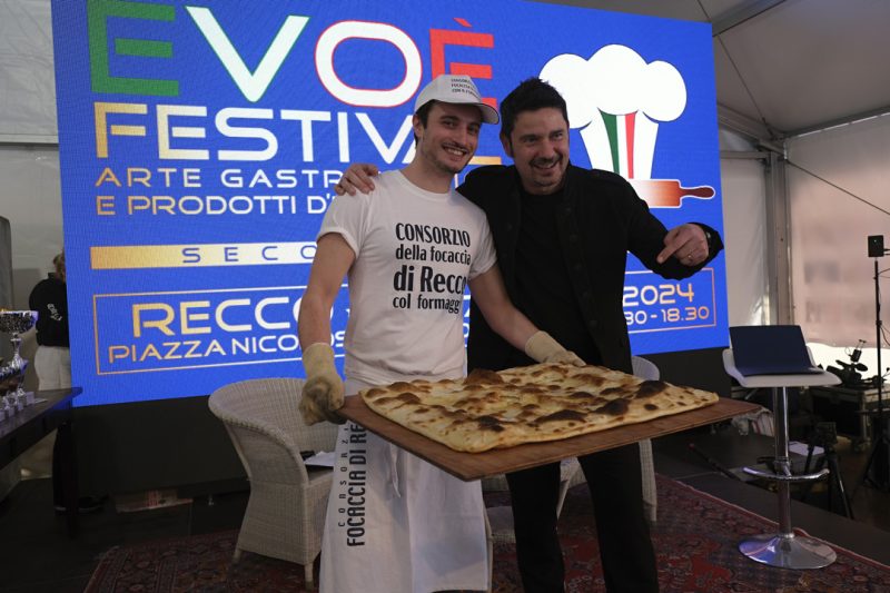 EVOÈ Festival 2026 celebra la Focaccia di Recco col formaggio IGP e la cucina ligure