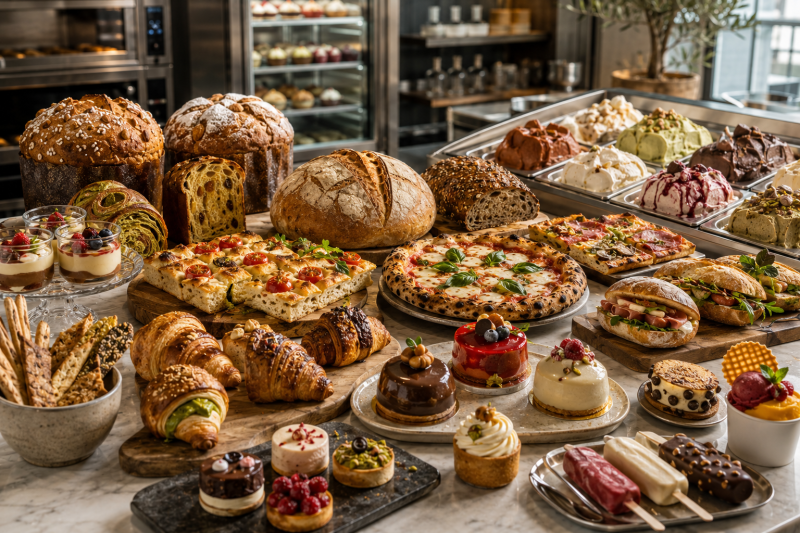 Croissant salati, pizza dolce e panettoni d’estate: benvenuti nel food artigianale che si reinventa