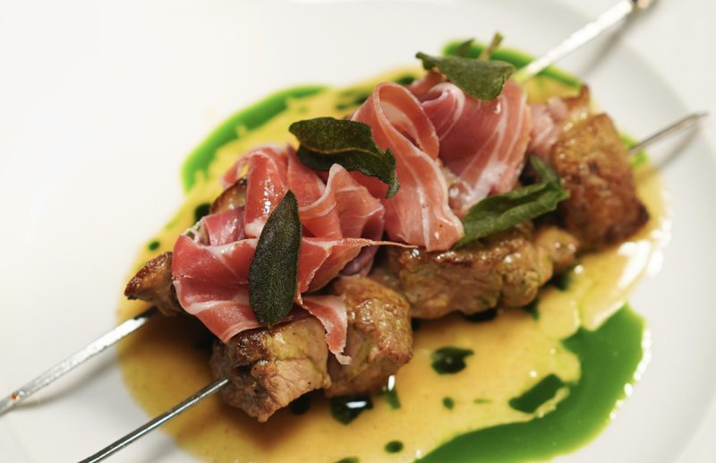 Saltimbocca allo spiedo