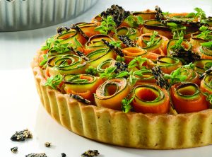Torta salata carote, zucchine e besciamella