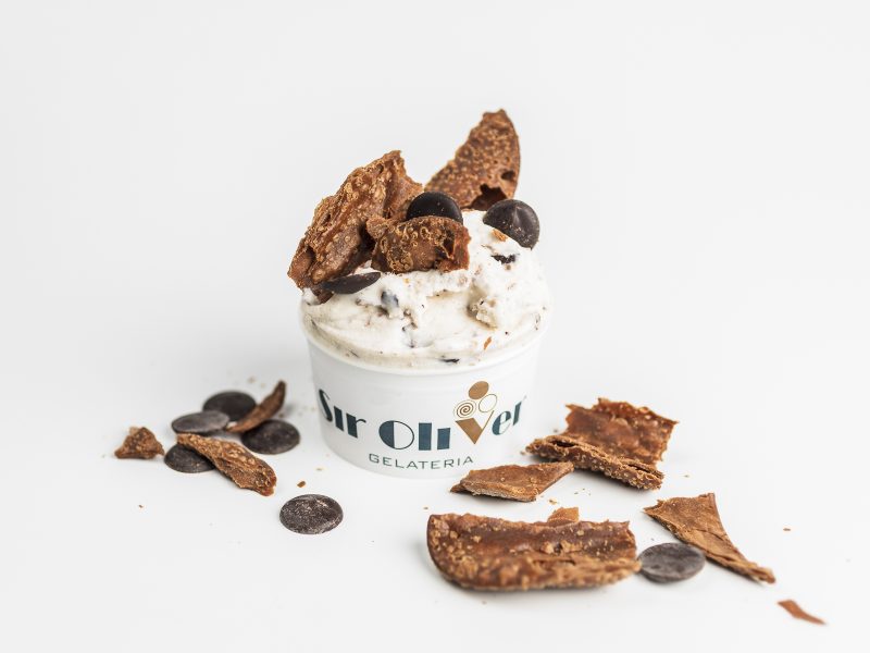 Gelato al cannolo siciliano