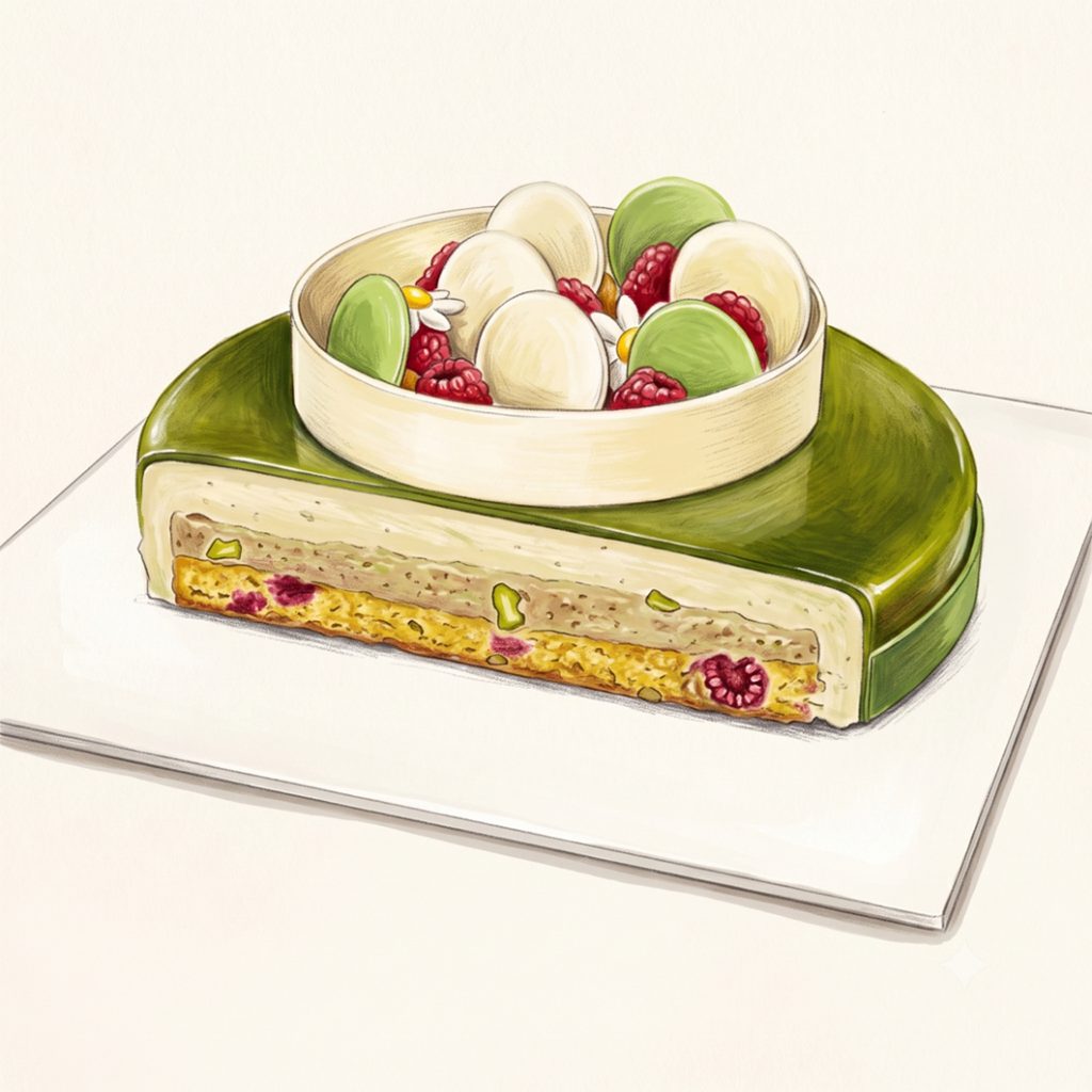 sezione della torta scirocco di gianni lombardi