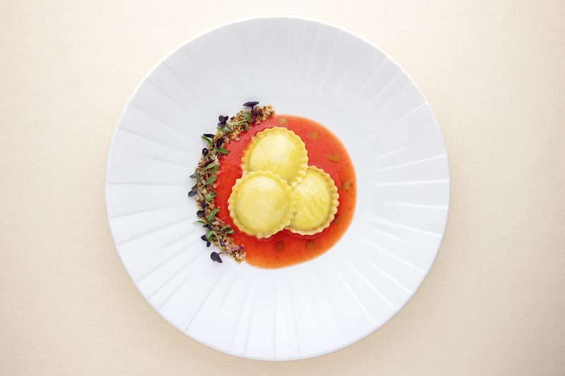 Bottoni con Stracciatella di Bufala e Basilico: la nuova proposta Divine Creazioni® per l’alta cucina