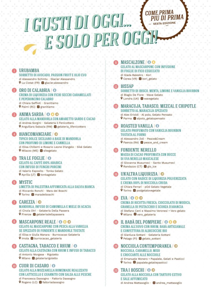 programma 2026 come prima piu di prima gelato