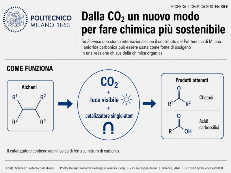 CO₂: da problema a risorsa per la chimica sostenibile