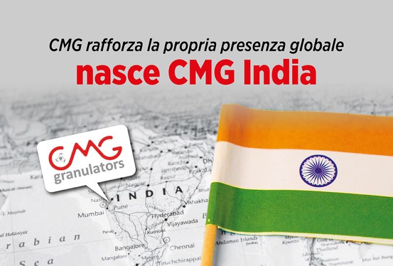 CMG Granulators apre in India: nuova filiale produttiva a Pune