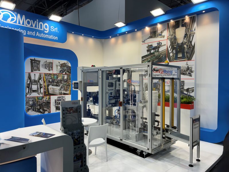Macchina mettimanico Moving: automazione personalizzata