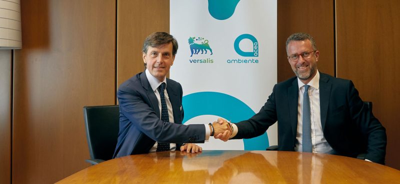 Versalis e Acea Ambiente uniscono le forze nel riciclo chimico