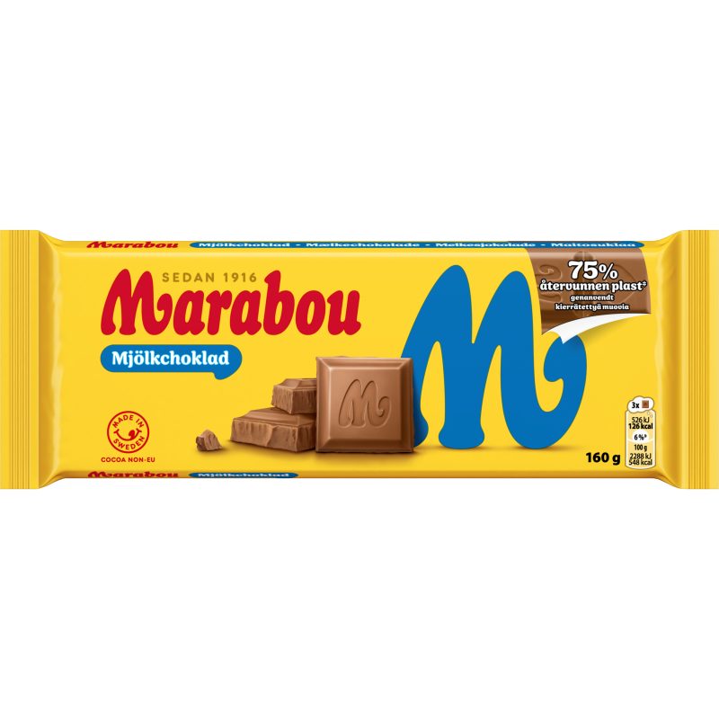 Mondelez lancia incarti per cioccolato con il 75% di plastica riciclata