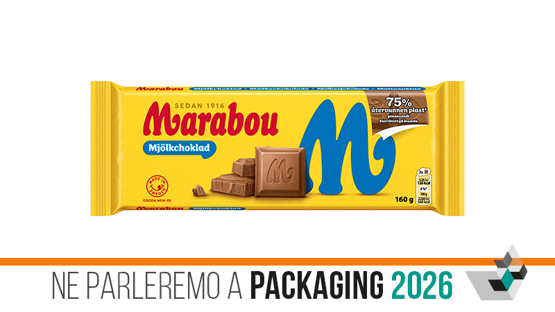 Mondelez lancia incarti per cioccolato con il 75% di plastica riciclata