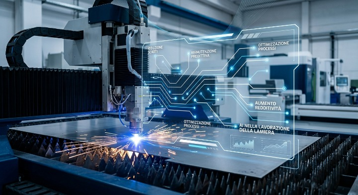 AI nella lavorazione della lamiera: i benefici economici per le aziende