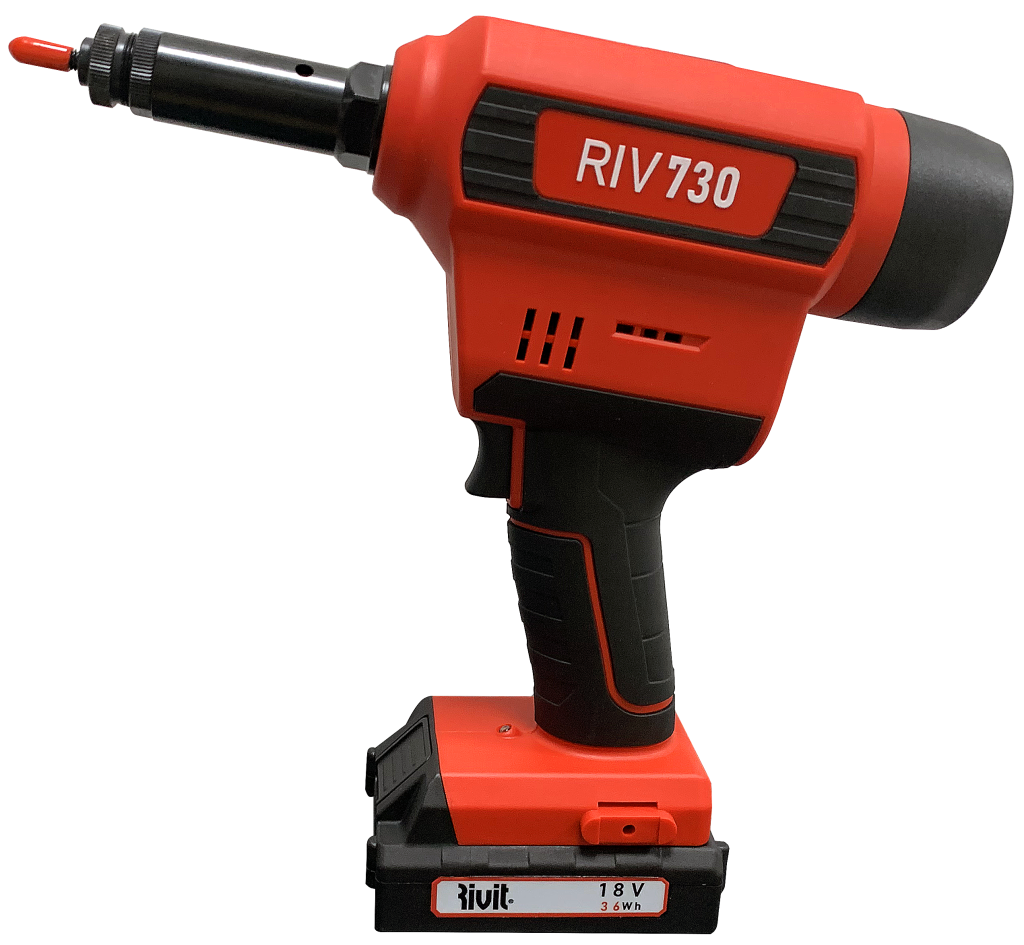 rivettatrice RIV730 di Rivit ora con kit di tiranti in pollici