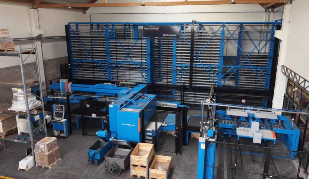 Night Train FMS con magazzino di Prima Power presso lo stabilimento Metal Working