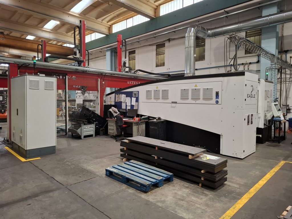 Nuova Sider ha rinnovato il reparto taglio con la macchina taglio laser Eagle eVision 15 kW