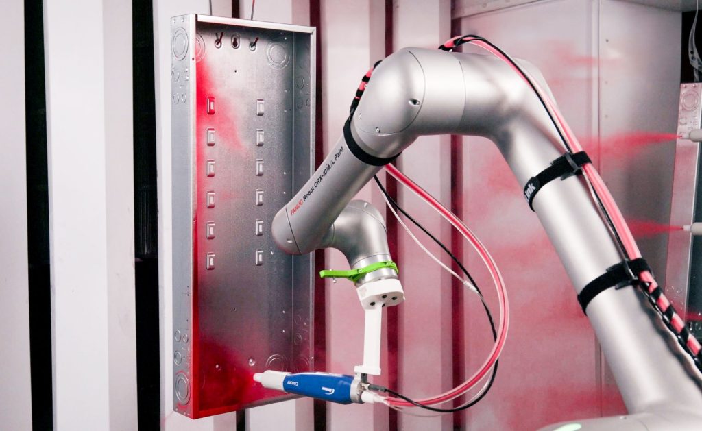 Robot collaborativo per verniciatura