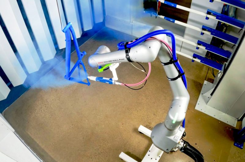 Robot collaborativo per verniciatura