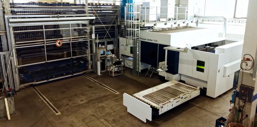 TruLaser Center 7030 di TRUMPF presso Perano