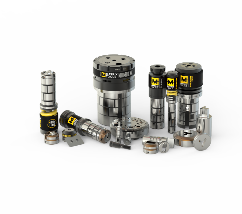 Utensili a torretta alta per punzonatura e affilatura