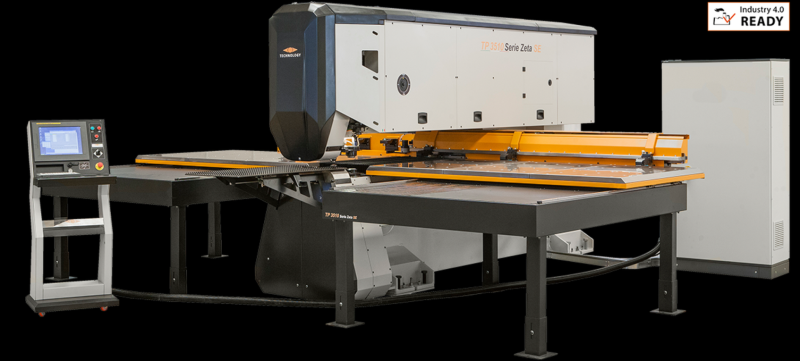 Punzonatrice con torretta verticale