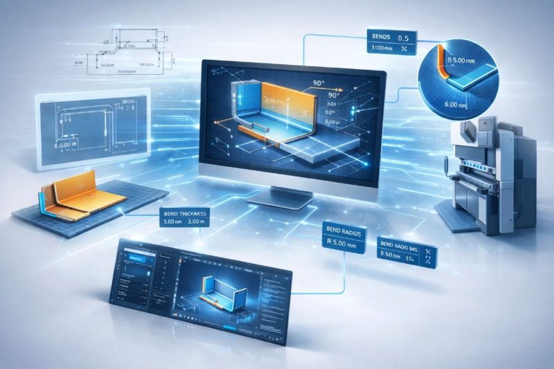 Software avanzato per piegatura lamiera