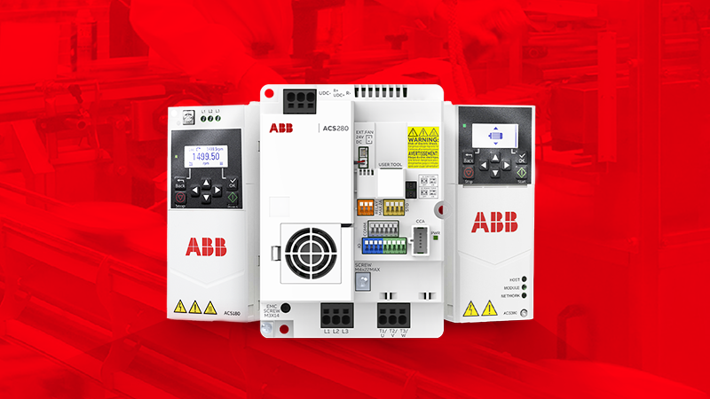 I Machinery Drives ABB ridisegnano il controllo di processo industriale