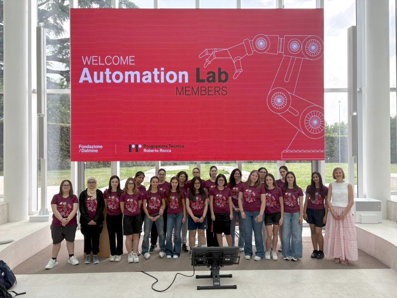 Automation Lab “only for girls” in Fondazione Dalmine, un ottimo riscontro