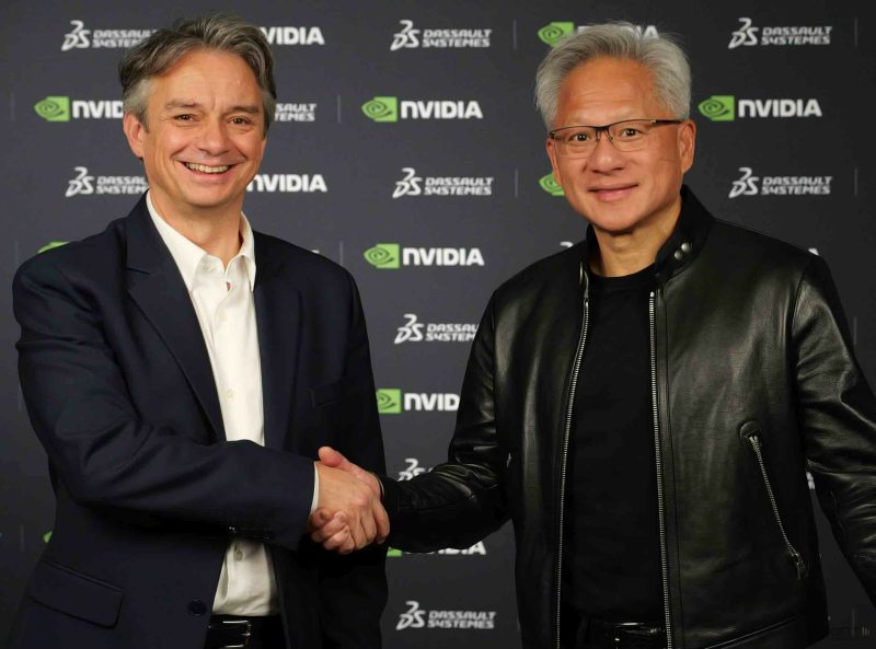 Dassault Systèmes e Nvidia insieme per l’IA nei Virtual Twin