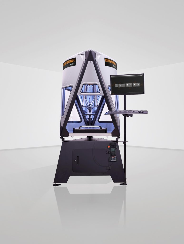 Renishaw sistema di misura Equator-X 500 per controllo processi in officina, vista intera
