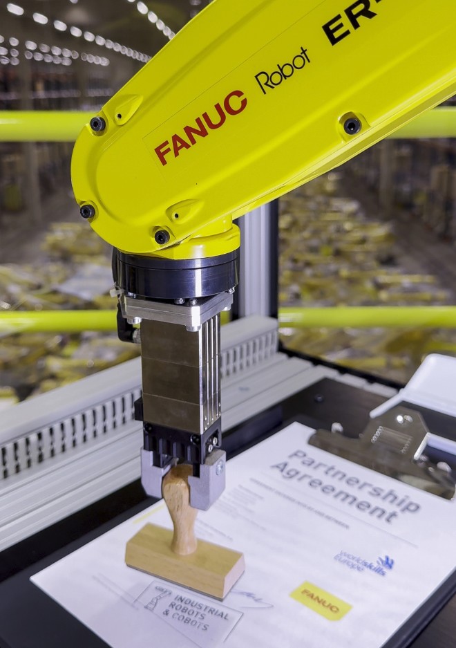 Fanuc e WorldSkills Europe ancora partner per futuri programmatori di robot