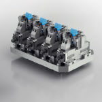 RÖHM: serraggio preciso di diversi pezzi per la fresatura della struttura ad albero alla base delle pale della turbina