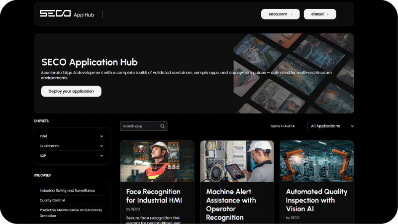 Seco, 7 nuove app IA sull’Application Hub