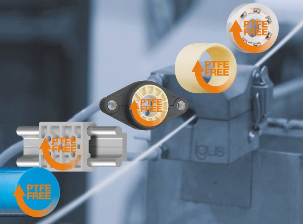 Robotica, materiali PTFE-free e PFAS-tested con componenti per cleanroom