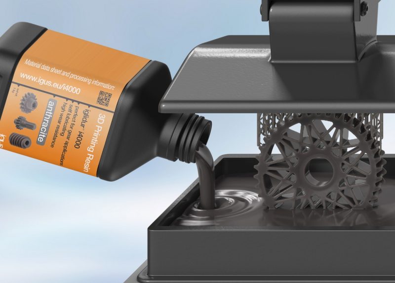 Resina igus per stampa 3D di ingranaggi ad alte prestazioni