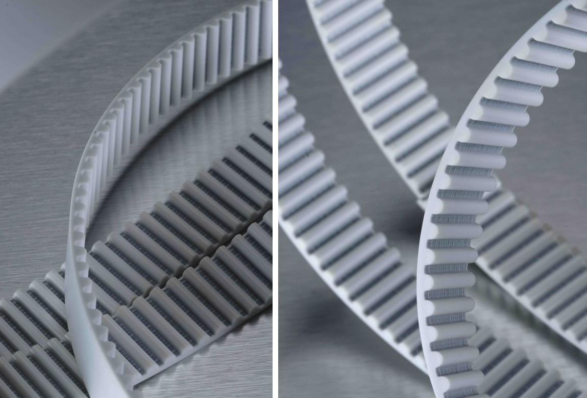 Cinghie con profilatura semicircolare dei denti