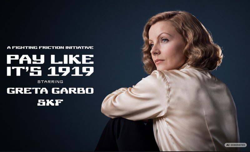 Greta Garbo è tornata: con SKF, contro l’attrito